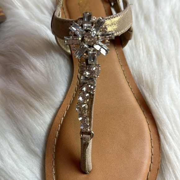 Carlos by Carlos Santana Blingy Sandals Size 6 - Picture 2 of 4